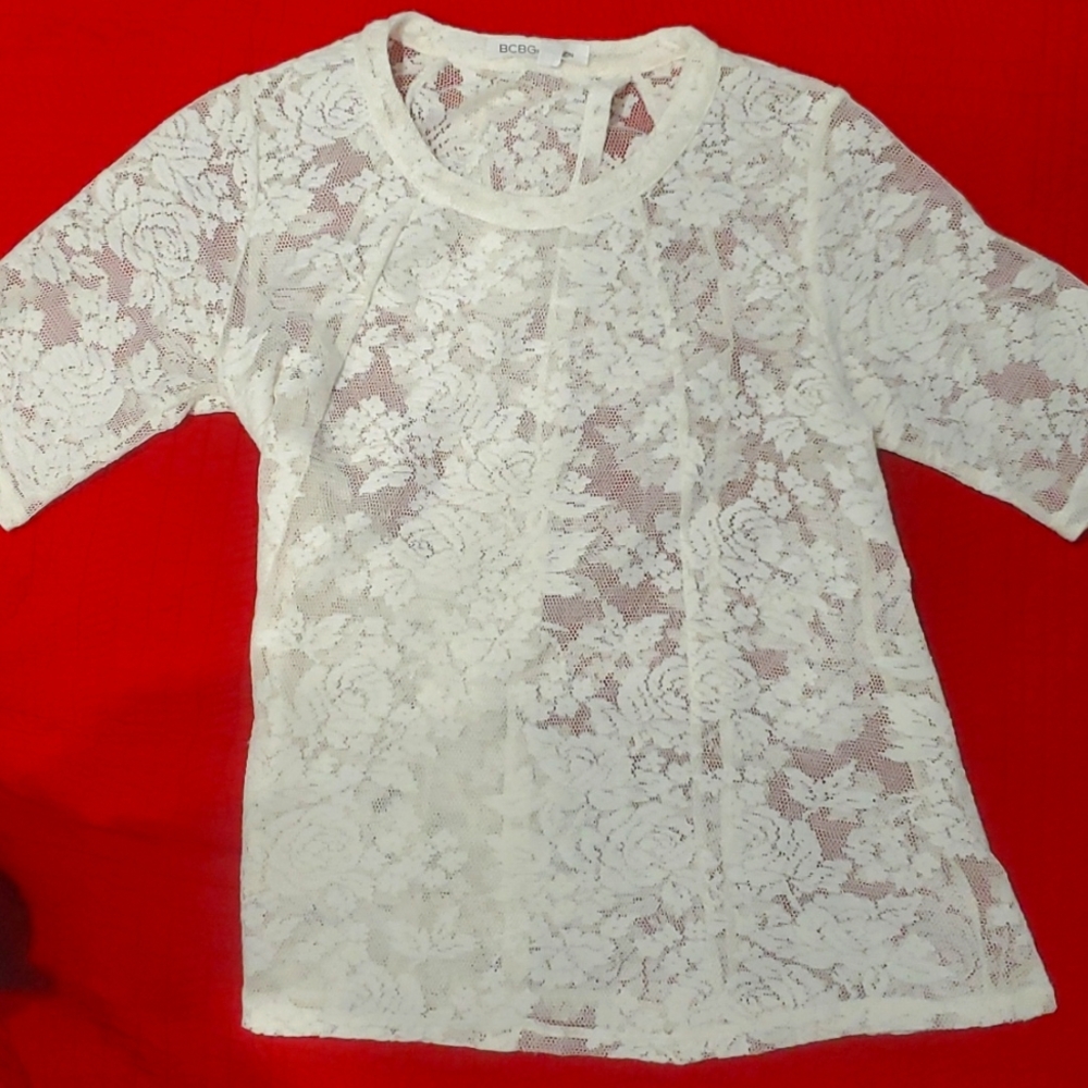 Vintage BCBG lace blouse